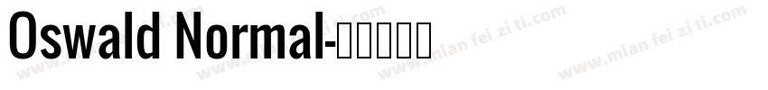 Oswald Normal字体转换